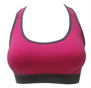 Sports Bra Women Seamless Underwear Racerback Padded Plus Size Cross Vest Wireless Running Bra