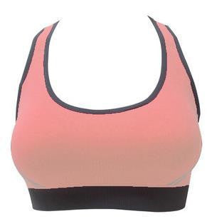 Sports Bra Women Seamless Underwear Racerback Padded Plus Size Cross Vest Wireless Running Bra