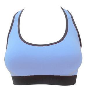 Sports Bra Women Seamless Underwear Racerback Padded Plus Size Cross Vest Wireless Running Bra