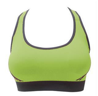 Sports Bra Women Seamless Underwear Racerback Padded Plus Size Cross Vest Wireless Running Bra